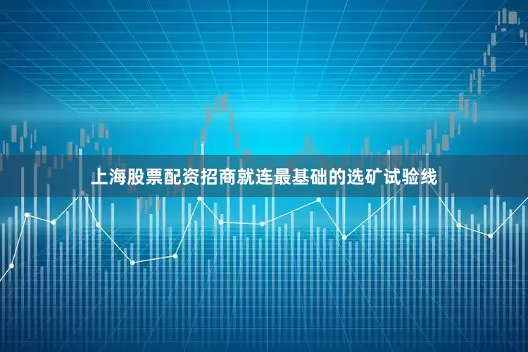 上海股票配资招商就连最基础的选矿试验线